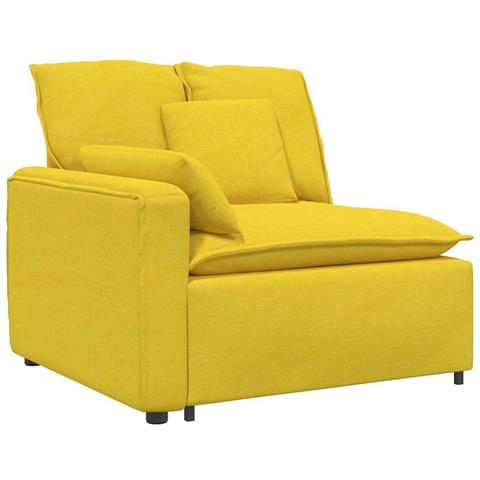 Modulo Terminale Bracciolo Divano Modulare con Cuscini 100 cm - Foto 1