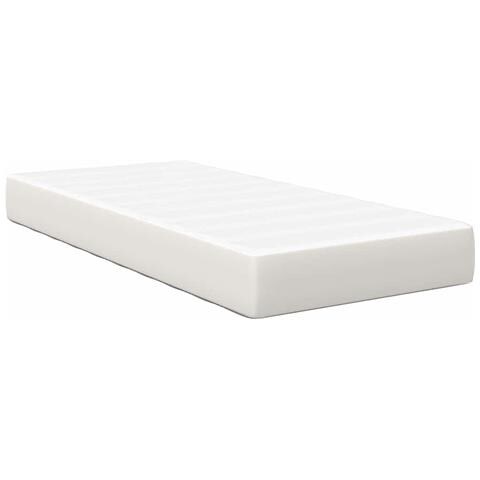 Materasso a Molle Insacchettate  Crema Medio 90x200x20 cm in Tessuto - Foto 1