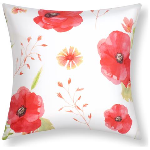 Set Di 2 Copricuscini 40x40 Cm Design Papavero - Foto 1