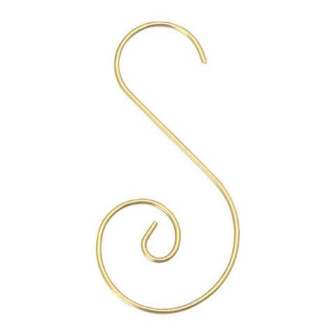 Set Di 20 Ganci A S Per Decorazioni, Ideali Per Ornamenti Natalizi E Festivi Gold - Foto 2