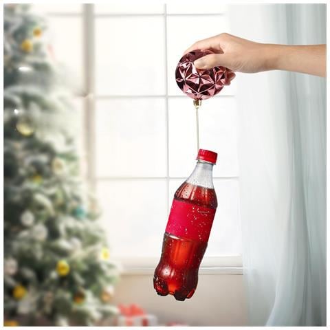 Palline Di Natale Con Ganci Infrangibili Decorative Oro Rosa 8 Cm 9 Pz - Foto 2