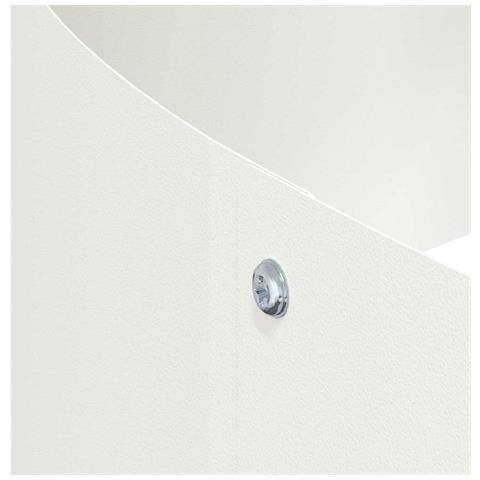 Vaso da giardino Bianco 90 x 90 x 20 cm Acciaio - Foto 9