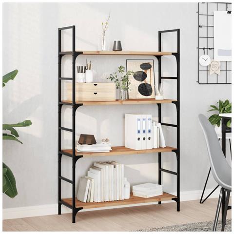 Mensole da Parete 3 pz 100x30x2 cm Legno Acacia Rifinito a Olio - Foto 2