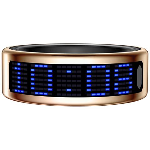 Smart Ring Con Display: Controllo Touch, Monitoraggio Fitness E Telecomando Pinkgold 9 - Foto 7