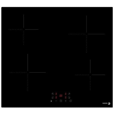 Piano Cottura In Vetroceramica Da 59 Cm Con 4 Fuochi, Nero - Ftv460c - Foto 1