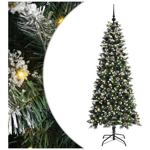 Albero di Natale artificiale con 300 LED Verde 180 cm - Foto 1