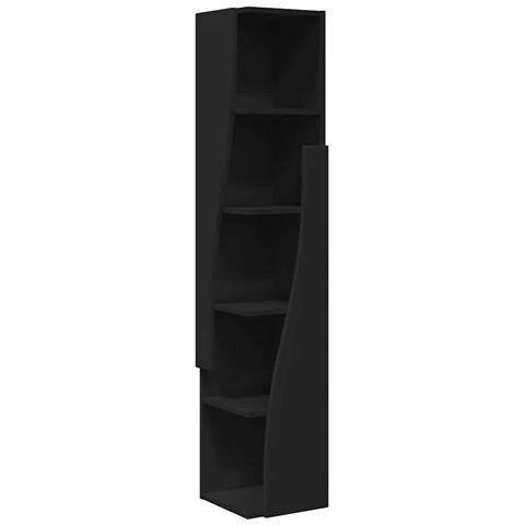 Mobile angolare Bianco 27,5x27x140cm Legno multistrato - Foto 1