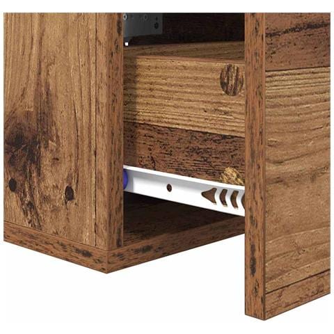 Armadio da Notte con cassetto Legno vecchio 35 x 35 x 20 cm - Foto 9
