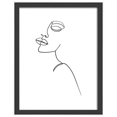 Silhouette Struttura In Legno, 15x20 Cm, Nero - Foto 1