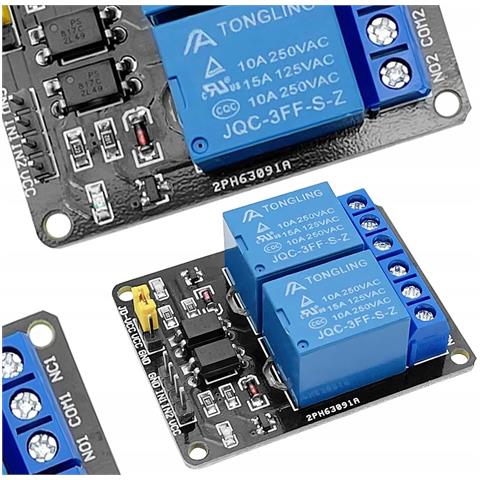 Modulo Relè A 2 Canali 12v - Compatibile Con Arduino | Isolamento Ottico, Spdt, 10a | Automazione E Robotica, Design Compatto - Foto 1