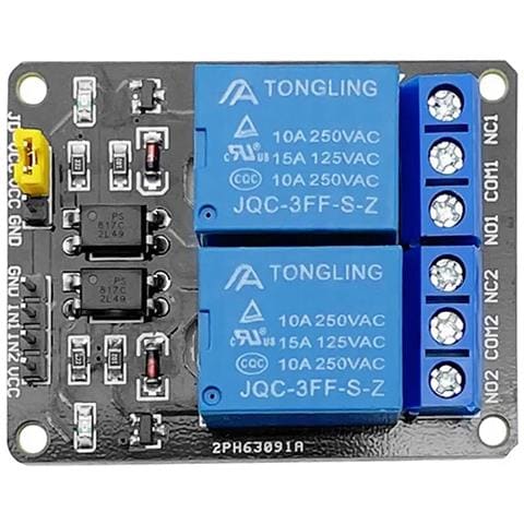 Modulo Relè A 2 Canali 12v - Compatibile Con Arduino | Isolamento Ottico, Spdt, 10a | Automazione E Robotica, Design Compatto - Foto 5