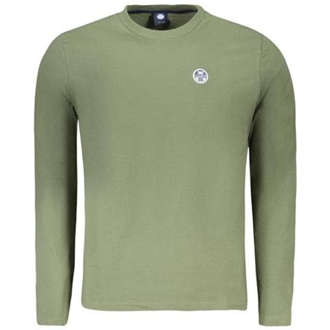 MAGLIETTA A MANICHE LUNGHE DA UOMO VERDE - Taglia: XL, Colore: Verde - Foto 1