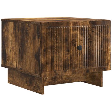 Tavolino da salotto con cassetto Rovere Fumo 49 x 50 x 40 cm - Foto 1