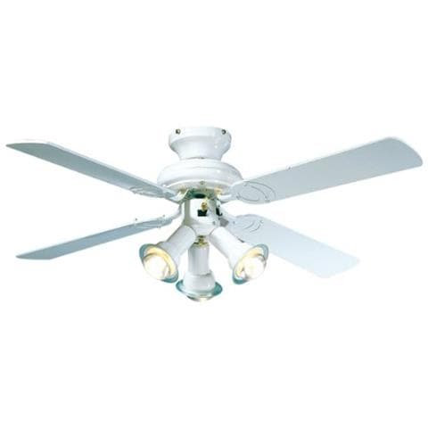 Maldives - Ventilatore Da Soffitto, Diametro 107 Cm, Colore: Bianco - Foto 1