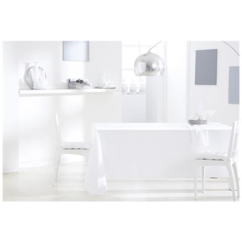 Tovaglia 140/200 chantilly Poliestere 140 x 200 cm, Poliestere, Bianco, 140 X 200 Cm - Foto 1