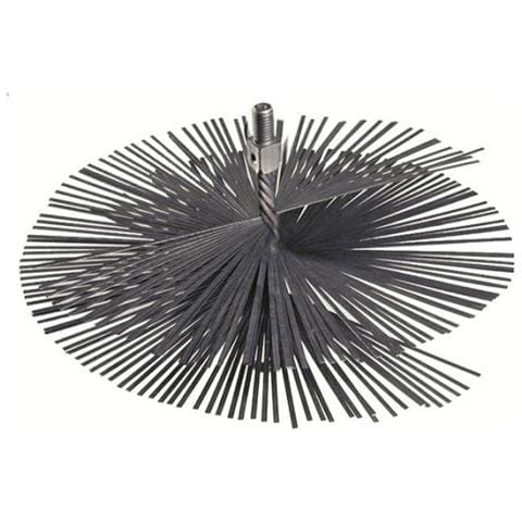 Scovolo tondo metallico a lamelle flessibili, diametro 200mm - Foto 1