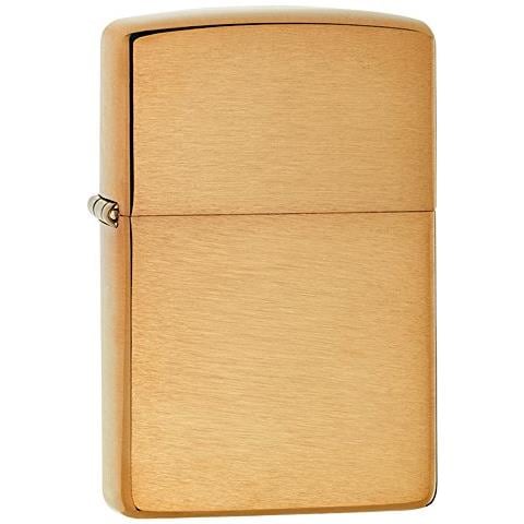 204b Accendino A Benzina, Ottone, Oro, 5,70 X 3,70 X 1,20 Cm - Foto 1