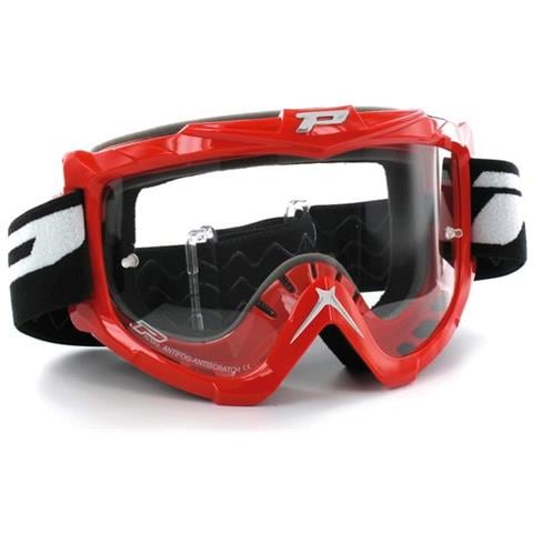Maschera 3301 Rossa Lente Trasparente - Foto 1
