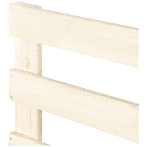 Giroletto In Pallet Di Legno Massello Di Pino 90x200 Cm - Foto 2