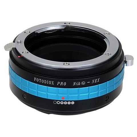 10-la-nik-nex-p - Adattatore Di Attacco Obiettivo Da Nikkor A Sony Alpha Nex - Foto 1