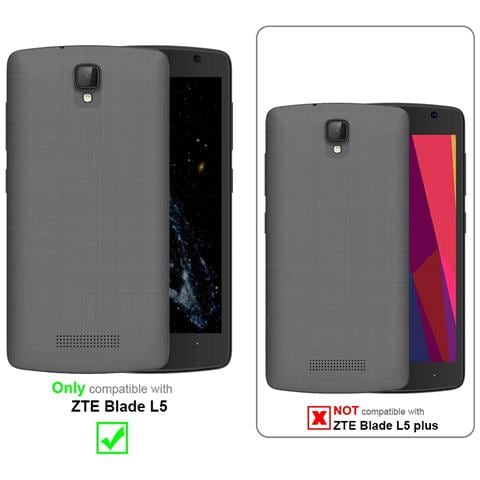 Custodia Compatibile Con Zte Blade L5 In Bruno Caffè - Coperchio Protettiva Con Chiusura Magnetica, Funzione Stand E Tasca Per Le Carte - Foto 10