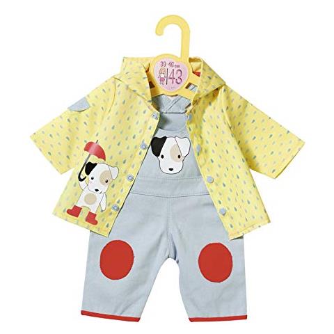 870525 Dolly Moda - Salopette Con Giacca Impermeabile, 43 Cm, Colore: Giallo / grigio - Foto 1