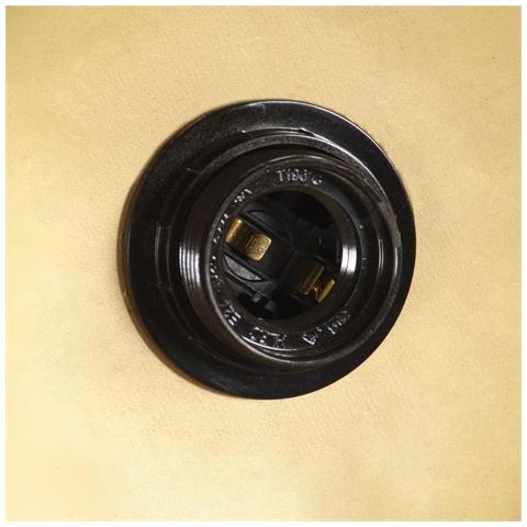 Lampada A Sospensione Industriale 25 W Ottone Rotonda 40 Cm E27 - Foto 10