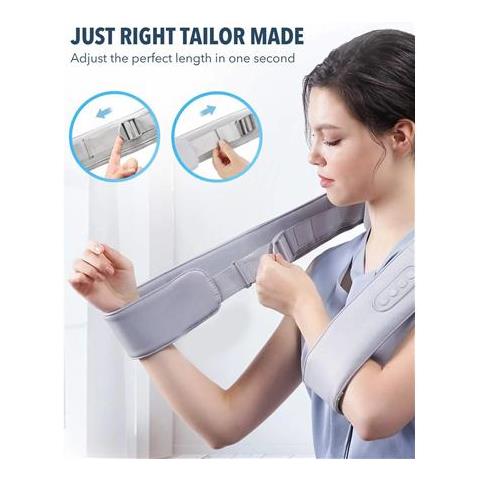 Ocuddle-p1 Massaggiatore Per Spalle E Collo Ocuddle Plus Funzione Calore, Grigio - Foto 1