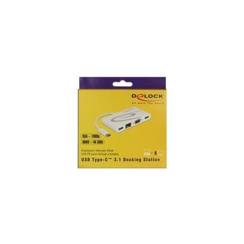 87731 hub di interfaccia USB 3.0 (3.1 Gen 1) Type-C Grigio, Bianco - Foto 3