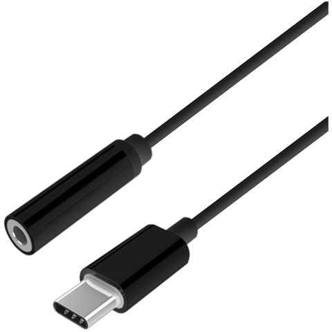 A109-0385 cavo per cellulare Nero 0,15 m USB C 3,5 mm - Foto 1
