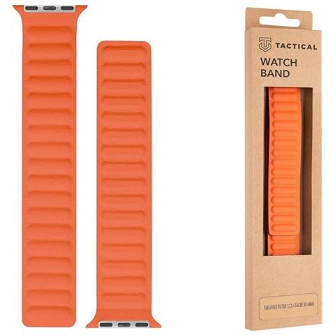 Cinturino 731 Originale Loop Leather Per Apple Watch 1-2-3-4-5-6-7-se 38 40 41mm Orange - Foto 1