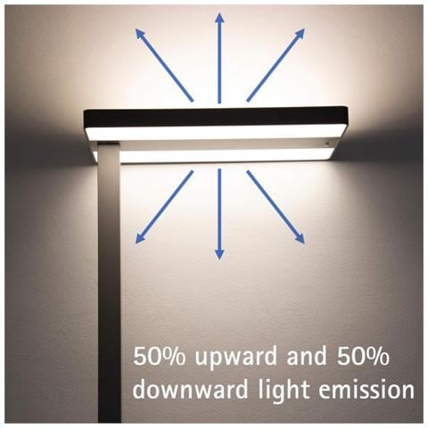 8258795 Illuminazione Da Pavimento Acciaio Inossidabile 80 W Led A+ - Foto 2