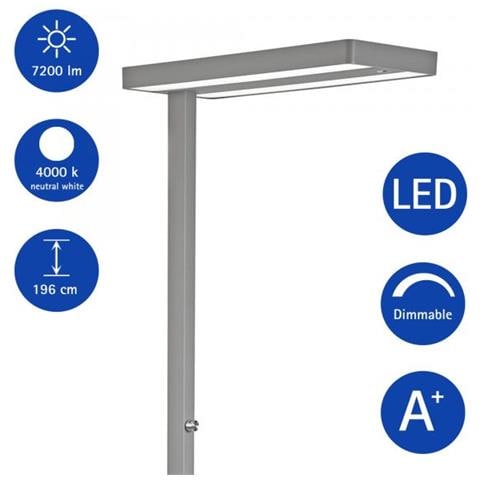 8258795 Illuminazione Da Pavimento Acciaio Inossidabile 80 W Led A+ - Foto 3