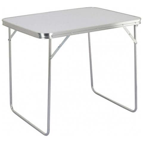 Tavolino Da Balcone 60x60cm - Legno Chiaro E Base Metallo | Portata 80kg | Stile Rustico Per Esterni - Foto 7