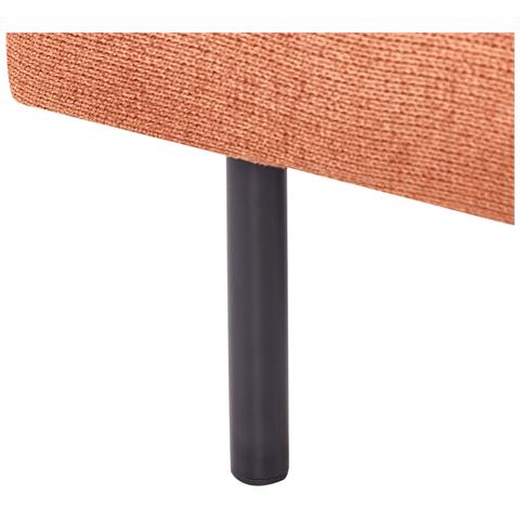 Pouf Tessuto Marrone Dorato Vinterbro - Foto 2