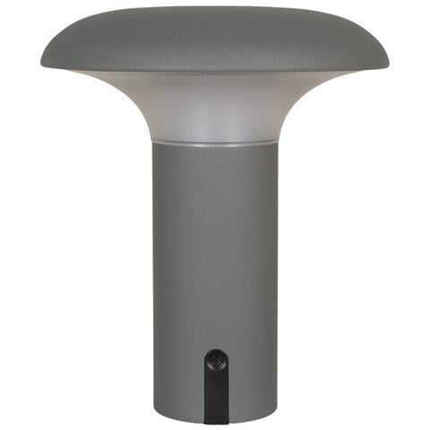 Lampada Da Tavolo Ramsey - Grigio - Plastica - 17x17x21 Cm - Foto 1