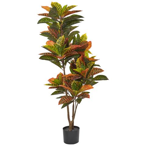 Pianta Artificiale In Vaso 140 Cm Codiaeum - Foto 5
