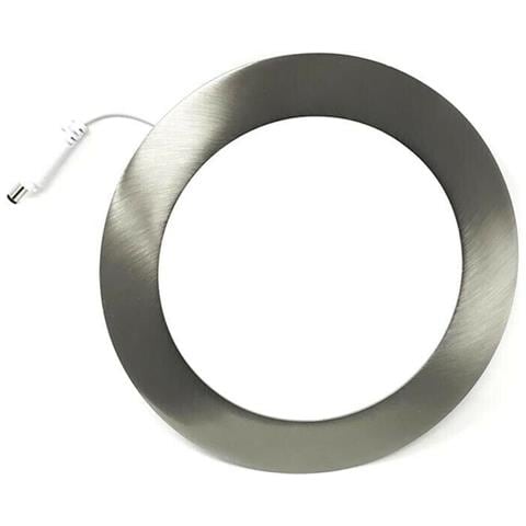 Pannello Led Luce Calda 3000k Faretto Slim Incasso 12 W In Acciaio Silver - Foto 4