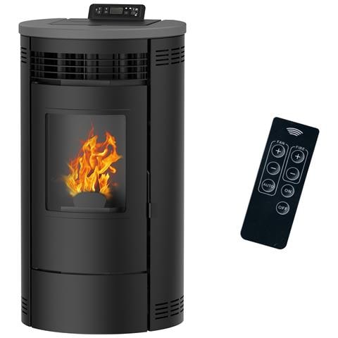 Stufa A Pellet Flavia 15 Nero - Foto 1