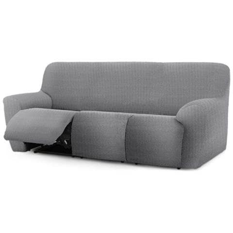 Copridivano Jaz Recliner 3 Posti Grigio 200-260 - Foto 1