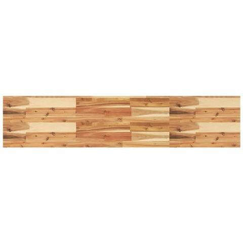 Piano Per Tavolo 140x30x4 Cm Rettangolare Legno Massello Acacia - Foto 2