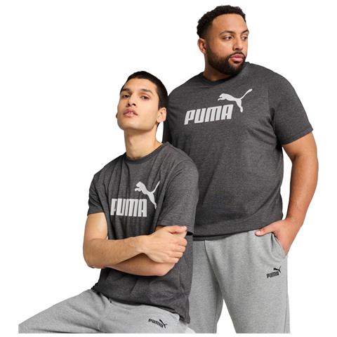 Ess No. 1 Logo Heather Tee 68255001, Uomini, Grigio, L - Foto 1