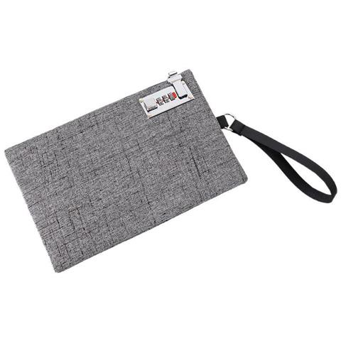 Organizzatore Di Documenti Da Viaggio Con Blocco Rfid Sicuro Grey - Foto 1