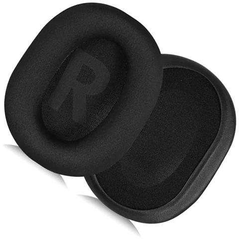 Cuscinetti Auricolari In Tessuto Di Seta Di Ghiaccio Nero Per Logitech G Pro X (2 Pezzi) - Foto 2