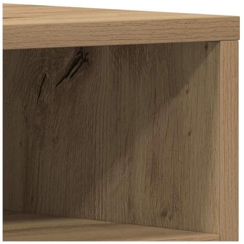 Mobile TV in rovere artigianale 150x30x44,5 cm in legno ingegnerizzato - Foto 9