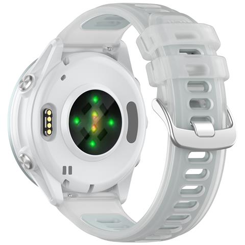 Cinturino In Gelatina Per Garmin Forerunner 570 20mm White - Foto 2