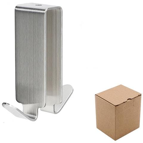 Bagno Schermi Doccia E Porte In Vetro Gancio Porta Asciugamani Gancio Doppio Corto (confezione Da 4) - Foto 1