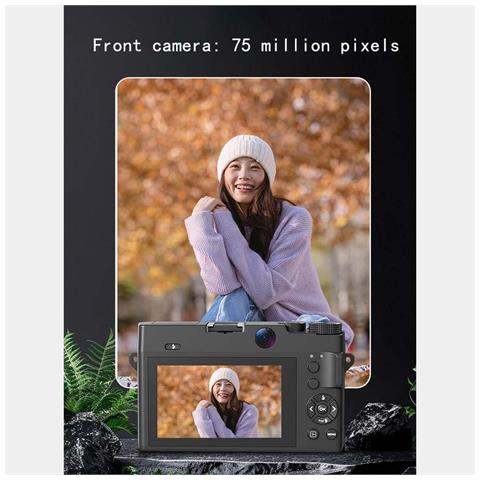 Fotocamera Digitale Mirrorless Entry-level 75mp 4k Con Wifi White - Foto 5
