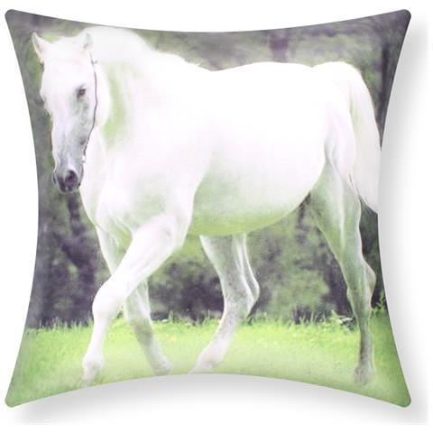 Set Di 2 Copricuscini 40x40 Cm Design Cavallo - Foto 1