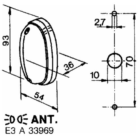 Fanale Anteriore Posizione Bianco 03.149.000 Confezione Da 2 Pezzi - Foto 2